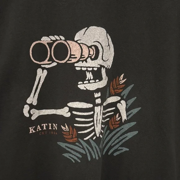 Katin Black Short Sleeve Tee Size XXL - Picture 5 of 5